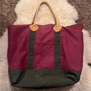 SOLD Vintage L.L. Bean Tote Bag